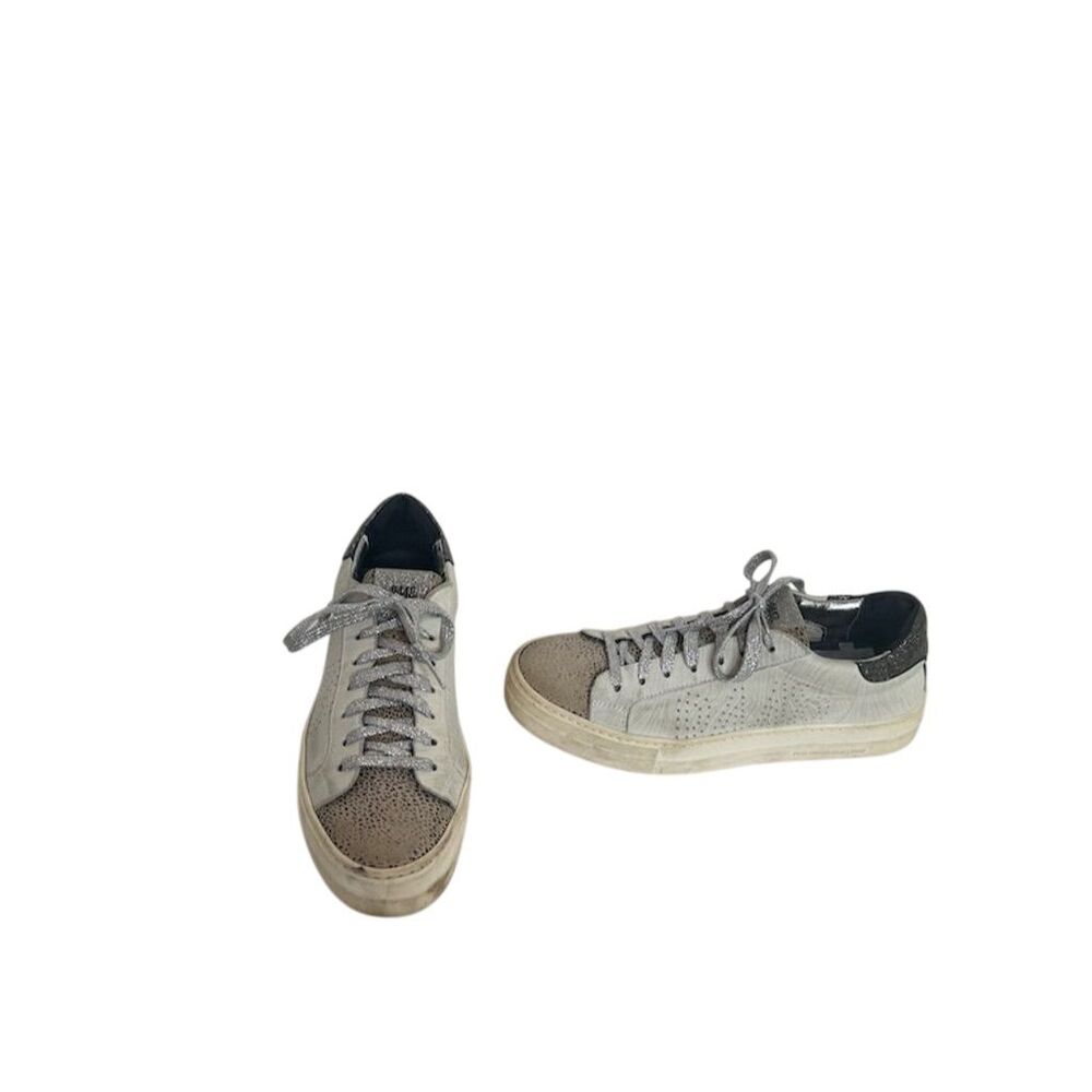 P448 Women's Low Top Sneakers Size 40 Multicolor Animal Print Casual